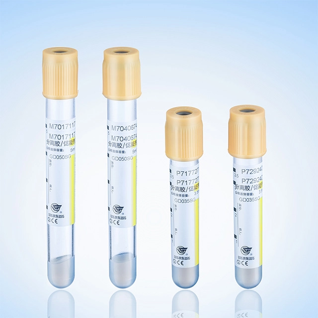 Disposable Blood Collection Tube (Serum Gel And Clot Activator Tube) 