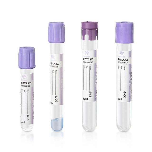 Disposable Vacuum Blood Collection Tube (EDTA Tube) 